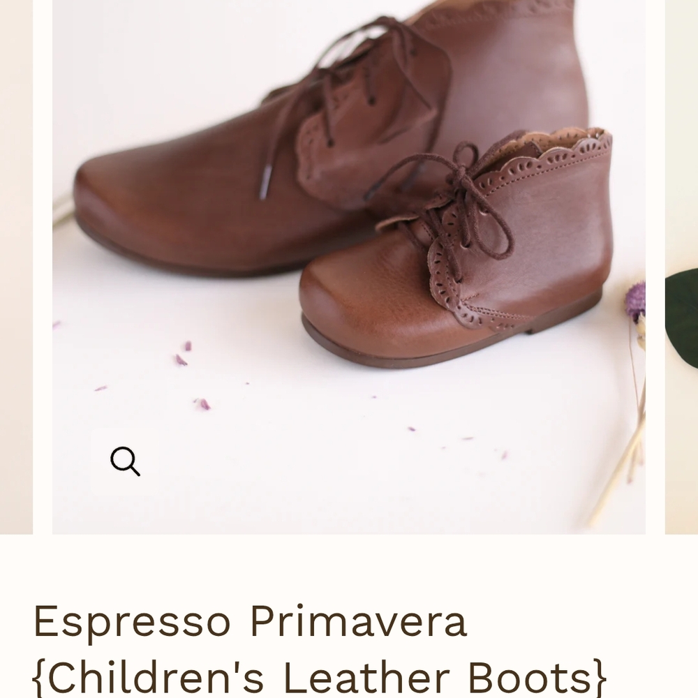 Kids' Lace-Up Leather Boots